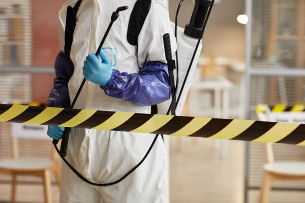 Professional Biohazard Cleanup technician working in Snowville, UT